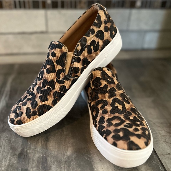 Steve Madden Shoes - Steve Madden Leopard Print Slip-On Sneakers